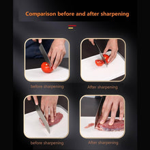 Kitchen Knife Sharpener – Handheld for Chefs & Serrated Knives (1 Pc, Chopper Not Included)